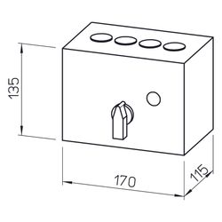 Helios M 3 Motorvollschutz-Schalter für 3-PH Motoren, 2-tourig mit Dahlander-Wicklung, 40... HELIOS-01293 4010184012931 (Abb. 1)