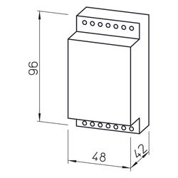 Helios MSA Motorschutz-Auslösegerät für Kaltleiter-Temperaturfühler EX II 2D[t, p], EX II... HELIOS-01289 4010184012894 (Abb. 1)