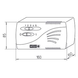 Helios TSW 0,3 Trafo-Drehzahlsteller 1-PH, 230V, 0,35A... HELIOS-03608 4010184036081 (Abb. 1)