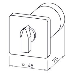 Helios STSSW Einbauschalter 5-stufig zu Trafosteller TSSW, 1-PH 230V... HELIOS-00234 4010184002345 (Abb. 1)