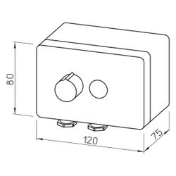 Helios TME 4 Elektronischer Thermostat 4-stufig, zu KTR...... HELIOS-01335 4010184013358 (Abb. 1)