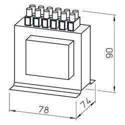 Helios TSSW 1,5 Drehzahl-Steuertrafo 1-PH 230V 1,5A, für Schaltschrankeinbau... HELIOS-06520 4010184065203 (Abb. 1)