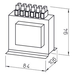 Helios TSSW 3 Drehzahl-Steuertrafo 1-PH 230V 3,0A, für Schaltschrankeinbau... HELIOS-06521 4010184065210 (Abb. 1)