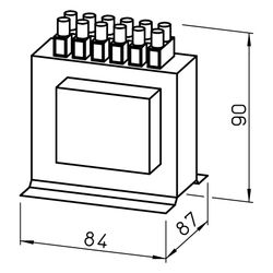 Helios Drehzahl-Steuertrafo TSSW 3, für Schaltschrankeinbau, 1-PH 230V, 3,0A... HELIOS-06521 4010184065210 (Abb. 1)