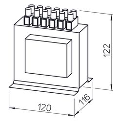 Helios TSSW 10 Drehzahl-Steuertrafo 1-PH 230V 10,0A für Schaltschrankeinbau... HELIOS-06523 4010184065234 (Abb. 1)