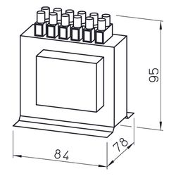 Helios TSSD 1 Drehzahl-Steuertrafo 3-PH 400V 1,0A, für Schaltschrankeinbau, 2 Stück... HELIOS-06516 4010184065166 (Abb. 1)