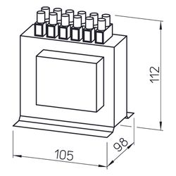 Helios TSSD 4 Drehzahl-Steuertrafo 3-PH 400V 4,0A, für Schaltschrankeinbau, 2 Stück... HELIOS-06518 4010184065180 (Abb. 1)
