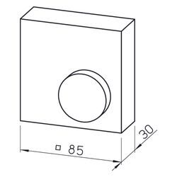 Helios TFR Raum-Temperaturfühler zu EHS... HELIOS-05006 4010184050063 (Abb. 1)