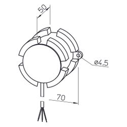Helios LDF 500 Luftdruck-Differenzfühler 0-500 Pa für Helios Regelgeräte EUR 6C, EUR EC, ... HELIOS-01322 4010184013228 (Abb. 1)