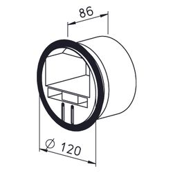 Helios VKH 125/100-180 Volumenstrom-Konstanthalter DN 125, einstellbar 100-180m3/h... HELIOS-00006 4010184000068 (Abb. 1)