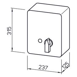 Helios RDS 1 Trafo-Drehzahlsteller mit Motorvollschutzeinrichtung 3-PH 400V, 1,0A... HELIOS-01314 4010184013143 (Abb. 1)