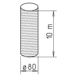 Helios ALF 80 Aluminiumflexrohr DN 80, Kartoninhalt 10lfm... HELIOS-05711 4010184057116 (Abb. 1)