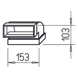 Helios FK-BV 150/90 Flachkanalbogen senkrecht 150x50mm, 90 Grad, Stahlblech verzinkt... HELIOS-02919 4010184029199 (Abb. 1)