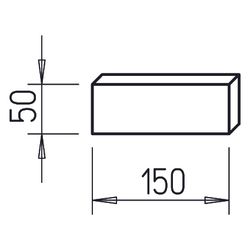 Helios FK-ED 150 Flachkanal Enddeckel 150x50mm, Stahlblech verzinkt... HELIOS-02943 4010184029434 (Abb. 1)