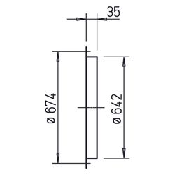 Helios Winkel-Flanschring FR 630, Stahlblech verzinkt, DN 630... HELIOS-01211 4010184012115 (Abb. 1)