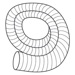 Helios FRS-R 63 FlexPipe Flexibles-Lüftungsrohr außen 63mm, innen 52mm, für Volumenströme... HELIOS-09327 4010184093275 (Abb. 1)