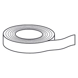 Helios KSB 50mm x 15m Kaltschrumpfband für Abdichtung Rundrohr, Grau... HELIOS-09343 4010184093435 (Abb. 1)