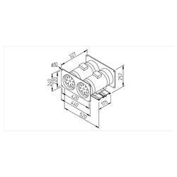 Helios MVP 200 Multivent Parallel-Twin-Unit 1-PH, 230V, 1900m3/h, 90/150W, kompletter Bau... HELIOS-06069 4010184060697 (Abb. 1)