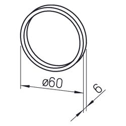 Helios FRS-DR 63 FlexPipe Dichtungsring DN 63, 10 Stück... HELIOS-09331 4010184093312 (Abb. 1)