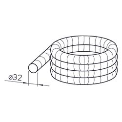 Helios SEWT-E Erdreichverlegeset mit Kollektorrohr 100m, Verschraubung und 20 Liter Solef... HELIOS-02567 4010184025672 (Abb. 1)
