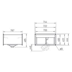 Helios KVD 355/6/70/40 Kanalventilator rechteckig, 3-PH 400V, 5000m3/h, 1530W... HELIOS-05688 4010184056881 (Abb. 1)