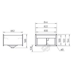 Helios KVD 400/6/80/50 Kanalventilator rechteckig, 3-PH 400V, 7600m3/h, 2810W... HELIOS-05691 4010184056911 (Abb. 1)