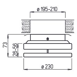Helios MTVZ 200 Metall-Tellerventil Zuluft, für stufenlose Einstellung, DN 200, Metall, W... HELIOS-09607 4010184096078 (Abb. 1)