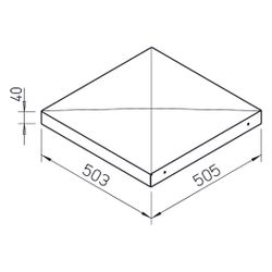 Helios GB-WSD 315/355 Wetterschutzdach zu Gigabox NG 315,355... HELIOS-05747 4010184057475 (Abb. 1)