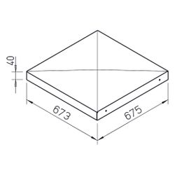 Helios GB-WSD 400/450/500 Wetterschutzdach zu Gigabox NG 400,450,500... HELIOS-05748 4010184057482 (Abb. 1)