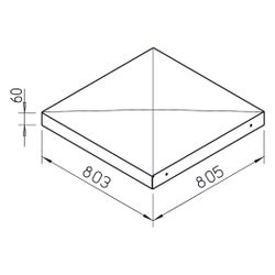 Helios GB-WSD 560/630/EC500 Wetterschutzdach zu Gigabox NG 560,630, EC 500... HELIOS-05749 4010184057499 (Abb. 1)