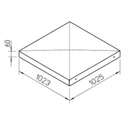 Helios GB-WSD 710/EC630 Wetterschutzdach zu Gigabox NG 710, EC 630... HELIOS-05750 4010184057505 (Abb. 1)