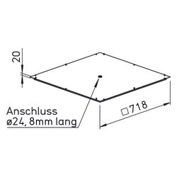 Helios GB-KW 560/630/EC500 Kondensatwanne zu Gigabox NG 560,630, EC 500... HELIOS-05645 4010184056454 (Abb. 1)
