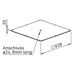 Helios GB-KW 710/EC630 Kondensatwanne zu Gigabox NG 710, EC 630... HELIOS-05646 4010184056461 (Abb. 1)