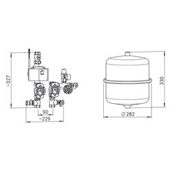 Helios SEWT-H Hydraulikmodul mit Sicherheitsbaugruppe, A-Gefäss und Steuerung... HELIOS-02566 4010184025665 (Abb. 1)