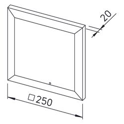 Helios ELS-V 60 Ventilatoreinsatz mit Fassade, Volumenstrom 60m3/h... HELIOS-08131 4010184081319 (Abb. 1)