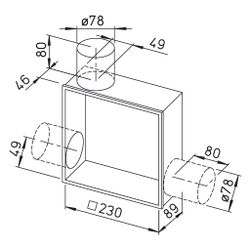 Helios ELS-GU Unterputzgehäuse universal ohne Brandschutz... HELIOS-08111 4010184081111 (Abb. 1)