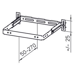 Helios ELS-MHU Universal-Montagehalter für Wand-, Decken-, Schachtmontage von UP-Gehäusen... HELIOS-08187 4010184081876 (Abb. 1)