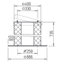 Helios SSD 200/225 Sockelschalldämpfer mit Klappmechanismus... HELIOS-05290 4010184052906 (Abb. 1)