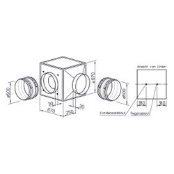 Helios GBW 500/4 T 120 GigaBox für Temperatur bis 120 Grad C 1-230V drehzahlsteuerbar, 83... HELIOS-05776 4010184057765 (Abb. 1)