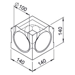 Helios RP-IW Renopipe Innenwinkel 90 Grad DN 100, 2 Stück... HELIOS-03075 4010184030751 (Abb. 1)