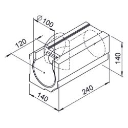 Helios RP-ST Renopipe Stuck T-Stück DN 100/100/100, 4 Stück... HELIOS-03066 4010184030669 (Abb. 1)