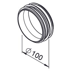 Helios RP-KV Renopipe Kurzverbinder, komplett... HELIOS-03030 4010184030300 (Abb. 1)