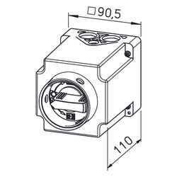 Helios RHS 6 und 2 Revisions-/Hauptschalter 6-polig, 400V, IP 65... HELIOS-01595 4010184015956 (Abb. 1)