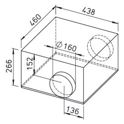 Helios SB EC 160 B Silentbox Rohrventilator schallgedämpft DN 160, 1-PH 230V regelbar, 59... HELIOS-09625 4010184096252 (Abb. 1)