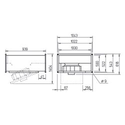Helios KRD EC 560/100/50 B Kanalventilator EC schwenkout 3-PH 400V regelbar, 13600m3/h, 3... HELIOS-08175 4010184081753 (Abb. 1)