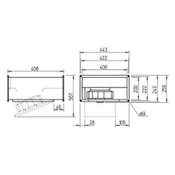 Helios Kanalventilator KRW EC 225/40/20, ausklappbar, 1.200m3/h, 150W, 1-phasig 230V rege... HELIOS-08169 4010184081692 (Abb. 1)