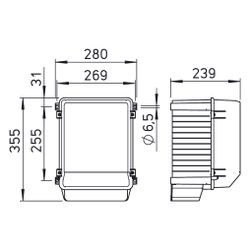 Helios FU-CS 22 Frequenzumrichter ComfortSinus 400V, 3PH, 22A... HELIOS-05470 4010184054702 (Abb. 1)