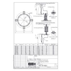 Helios MRV 560 Montagering für Ventilatoren zur vertikalen Befestigung DN 560, geschraubt... HELIOS-01741 4010184017417 (Abb. 1)