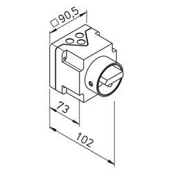 Helios RS 3 plus 1 plus 2 7,5 Revisionsschalter, 5-polig 7,5kW, AC-23B, 400V, 3-PH IP 65,... HELIOS-07536 4010184075363 (Abb. 1)