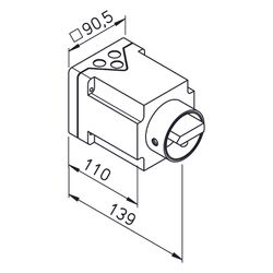 Helios RS 6 plus 1 7,5 Revisionsschalter, 6-polig 7,5kW, AC-23B, 400V, 3-PH IP 65, Verrie... HELIOS-06388 4010184063889 (Abb. 1)